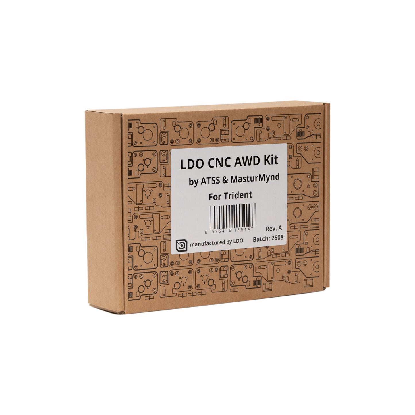 LDO CNC all wheel drive kit for Voron v2.4 and Trident