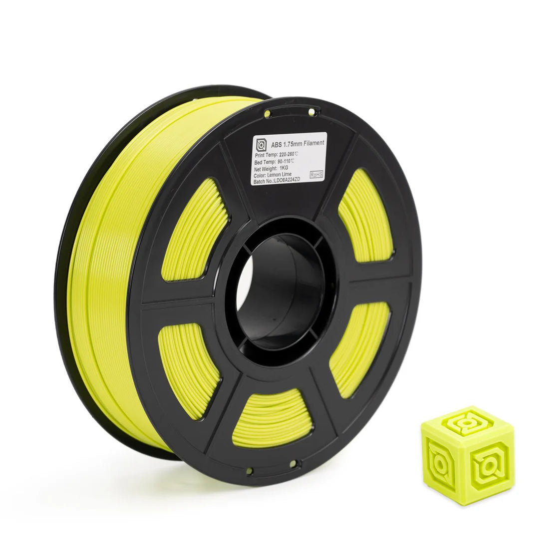 Lemon Lime ABS by LDO filament 1kg