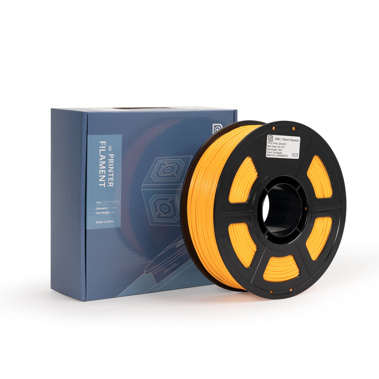 Larch gold ABS by LDO filament 1kg