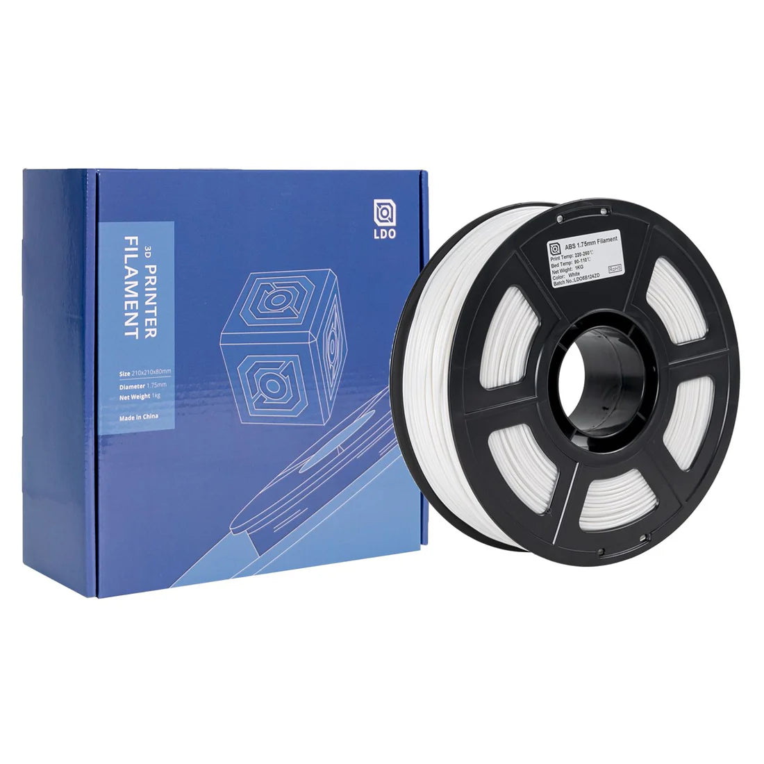 Filament ABS blanc LDO 1 kg