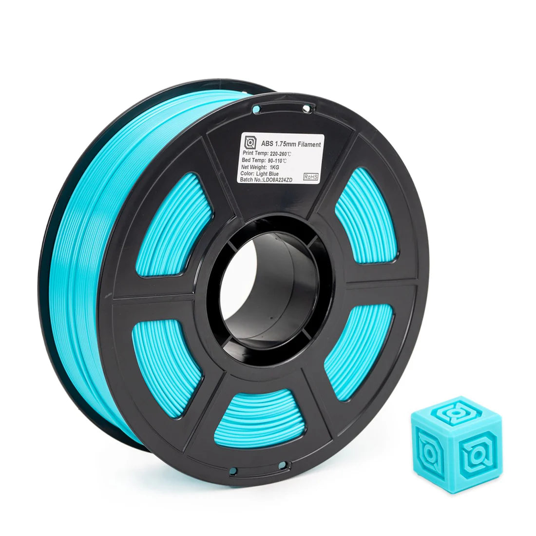 Light Blue ABS by LDO filament 1kg