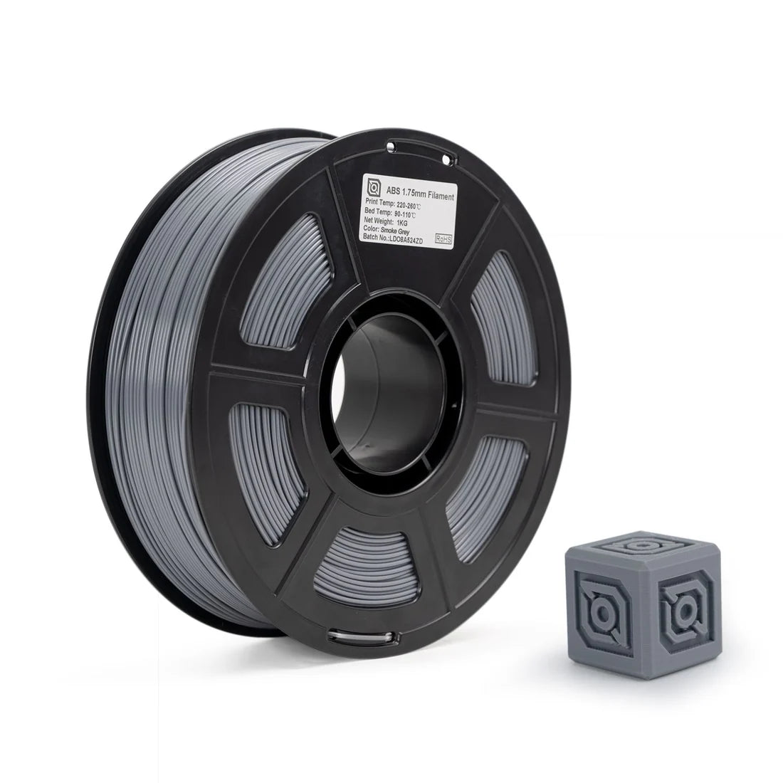 Smoke Gray ABS by LDO filament 1kg