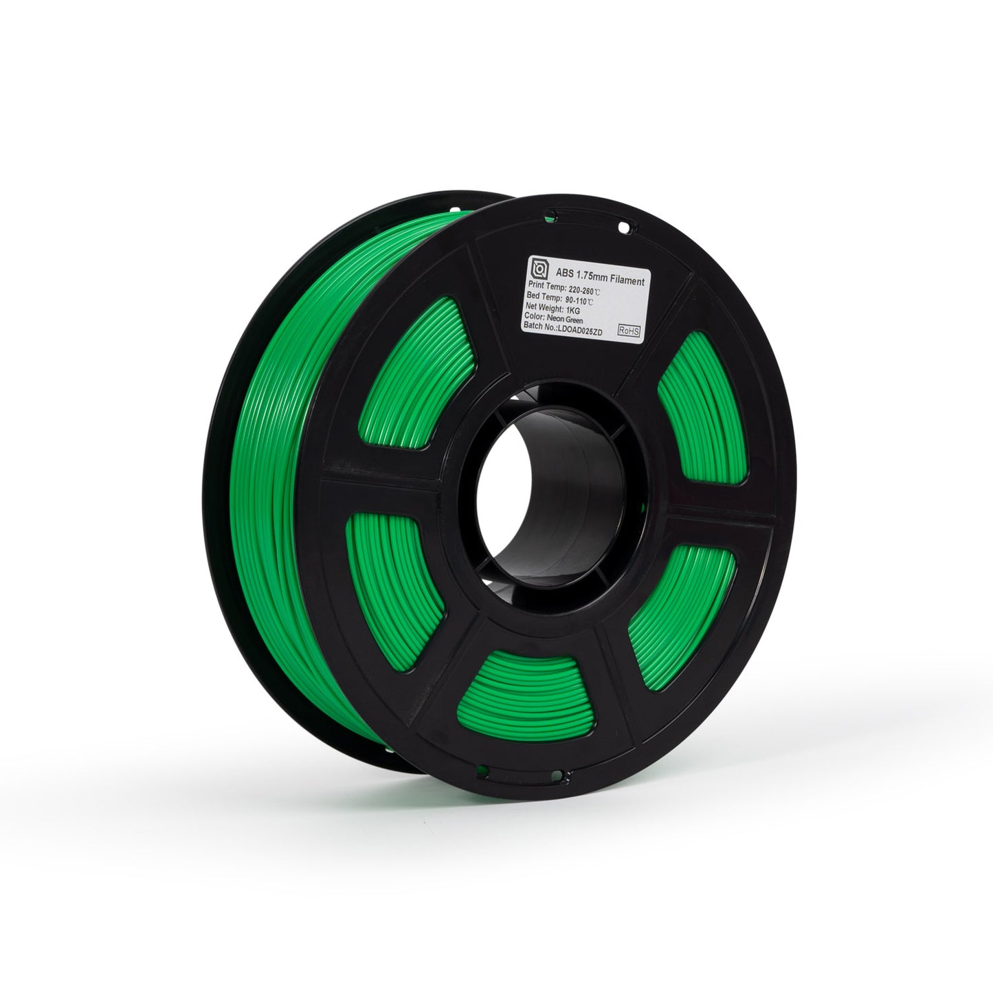 Neon Green ABS by LDO filament 1kg