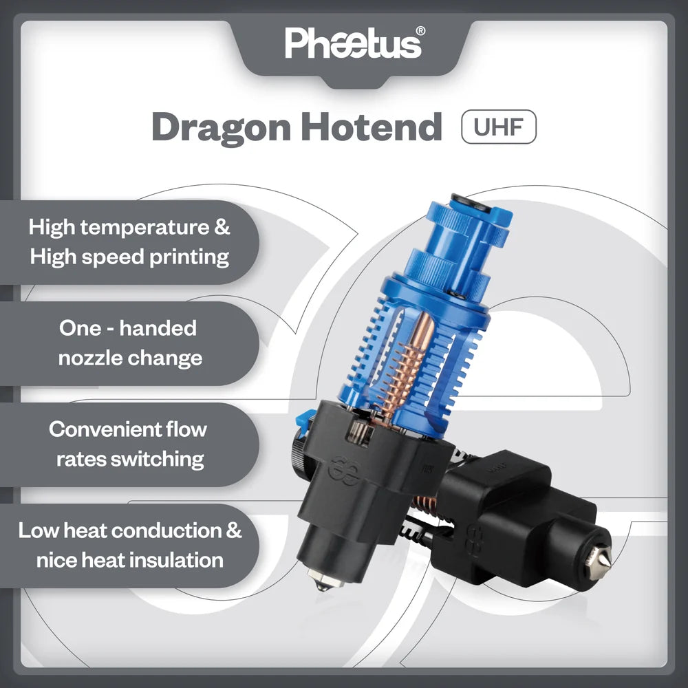 Phaetus Dragon Hotend UHF blue